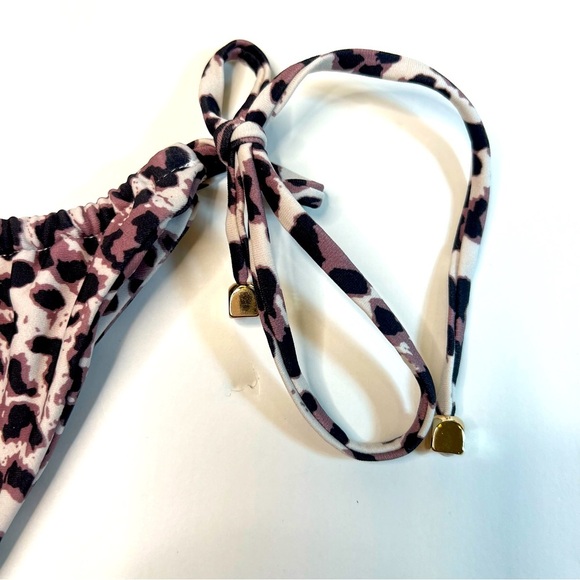 Blackbough Leopard Print Bikini Swimsuit Size Small - Picture 8 of 11